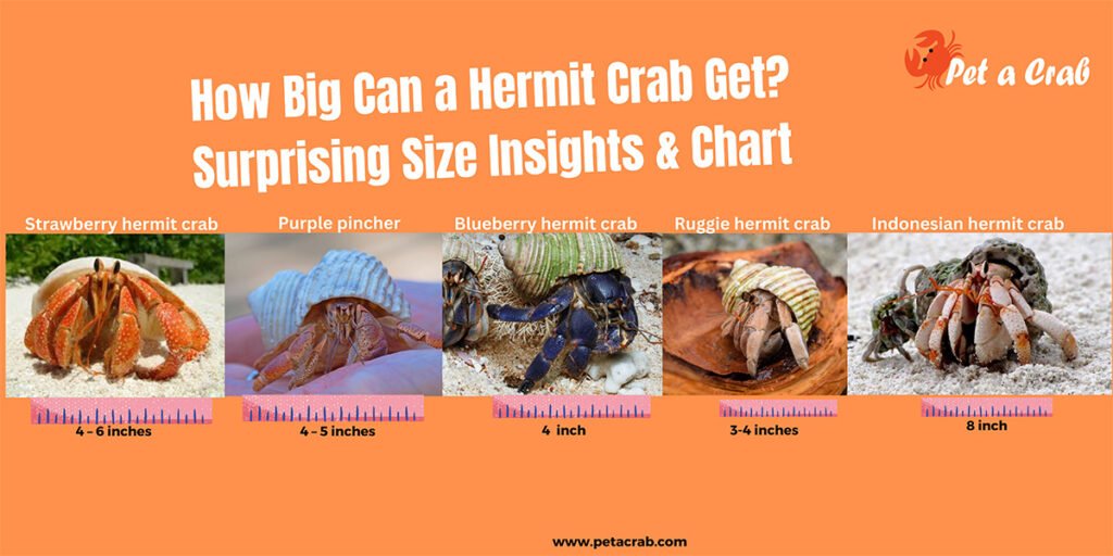 How Big Can a Hermit Crab Get? Surprising Size Insights & Chart